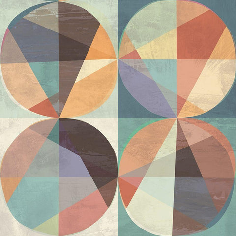 Chromatica III White Modern Wood Framed Art Print by Kaj, Rama