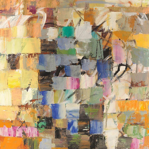 Concetti dimensionali Gold Ornate Wood Framed Art Print with Double Matting by Lucas