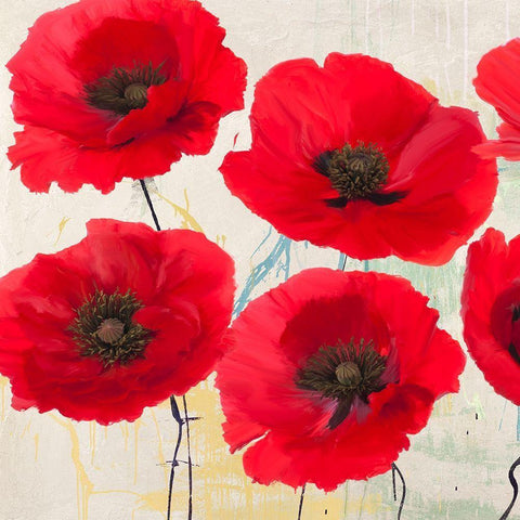 Pop Yes I Black Ornate Wood Framed Art Print with Double Matting by Villa, Luca