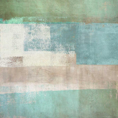 Sky #1 White Modern Wood Framed Art Print with Double Matting by Maun, Ludwig