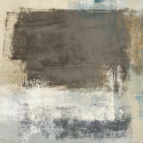 Abstract Levitation I White Modern Wood Framed Art Print with Double Matting by Ludwig, Maun