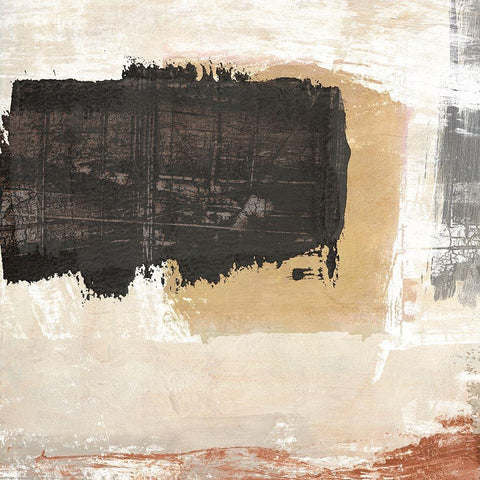 Gemini I White Modern Wood Framed Art Print with Double Matting by Maun, Ludwig