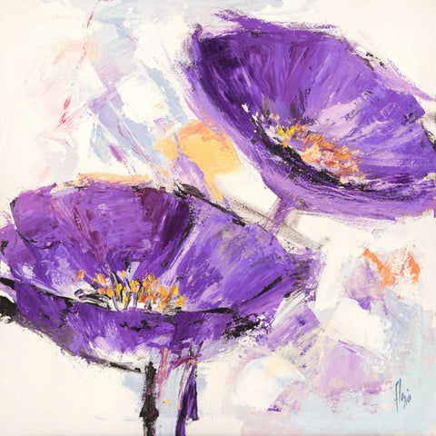 Rugiada Black Ornate Wood Framed Art Print with Double Matting by Florio, Luigi