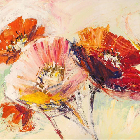 Nel vento I Gold Ornate Wood Framed Art Print with Double Matting by Luigi, Florio