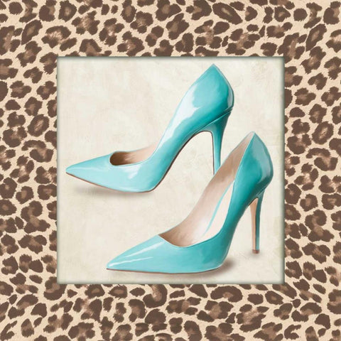 Animalier II White Modern Wood Framed Art Print with Double Matting by Clair, Michelle