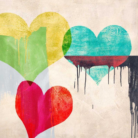 ...me amas Black Modern Wood Framed Art Print with Double Matting by Rodrigues, MalÃ¬a