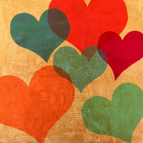 Muchos besos White Modern Wood Framed Art Print with Double Matting by Rodrigues, MalÃ¬a