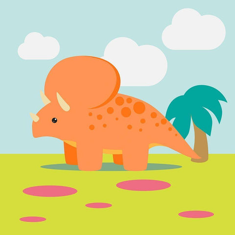 Lil Trixie Black Ornate Wood Framed Art Print with Double Matting by Malia, Rodrigues