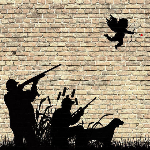 Open Season Black Ornate Wood Framed Art Print with Double Matting by Masterfunk Collective