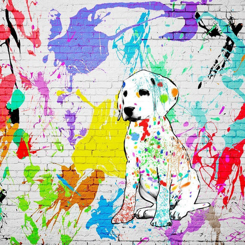 In my defense I was left unsupervised White Modern Wood Framed Art Print with Double Matting by Masterfunk Collective