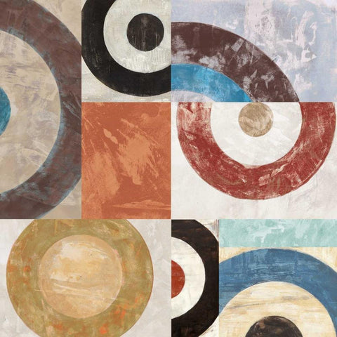 Waves II Black Modern Wood Framed Art Print by Nava, Sandro