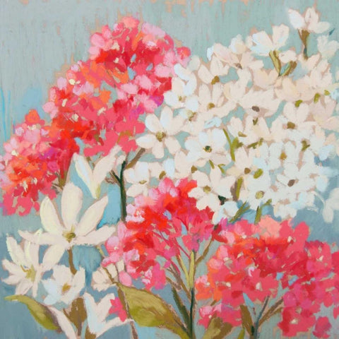 Softly Swaying II Gold Ornate Wood Framed Art Print with Double Matting by Whatmore, Nel