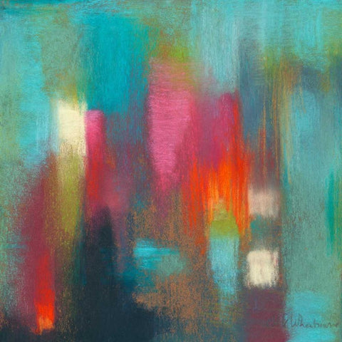 Highlight of the Day White Modern Wood Framed Art Print by Whatmore, Nel