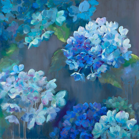 Twilight song (detail) Black Modern Wood Framed Art Print by Whatmore, Nel