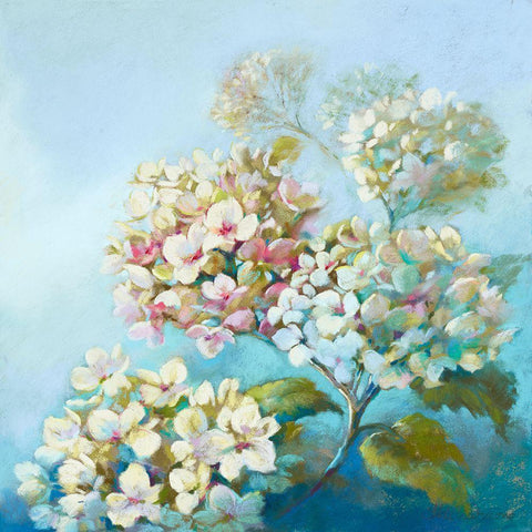 Perfect White Clouds White Modern Wood Framed Art Print by Whatmore, Nel