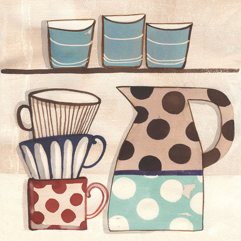 Cuisine II Black Ornate Wood Framed Art Print with Double Matting by Dupree, Pat