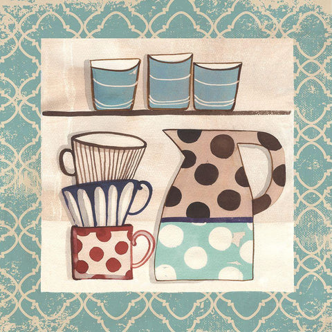 Cuisine Decoration II Black Modern Wood Framed Art Print by Dupree, Pat