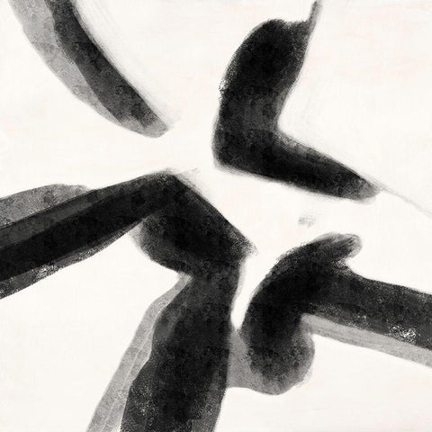 Smooth Signs II White Modern Wood Framed Art Print with Double Matting by Peter, Winkel