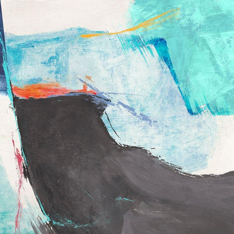 High Tide II White Modern Wood Framed Art Print by Jim, Stone