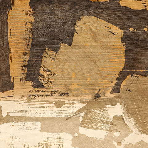 Revolving Thoughts I Black Ornate Wood Framed Art Print with Double Matting by Stone, Jim