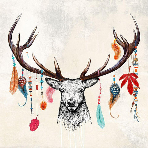 Wild Mesmerizer White Modern Wood Framed Art Print by Matt, Spencer