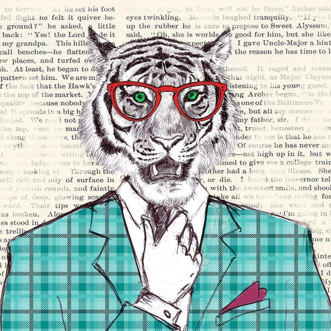 Loverboy (detail) Black Modern Wood Framed Art Print by Matt, Spencer