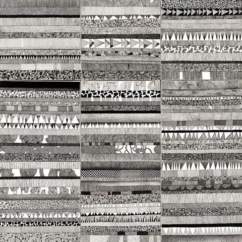 Partitura Visiva II Gold Ornate Wood Framed Art Print with Double Matting by Teruzzi, Vittorio