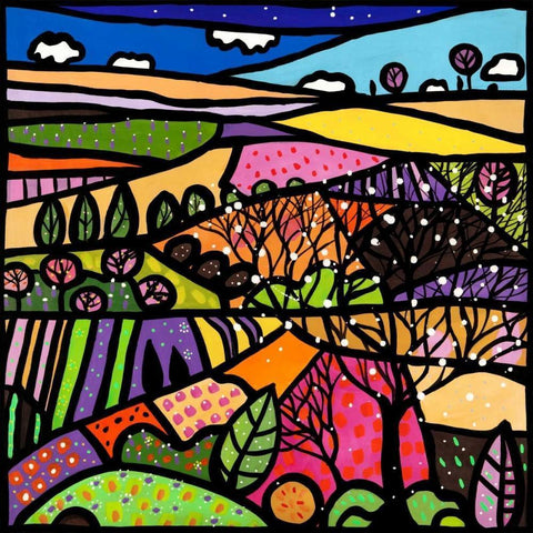 Il profumo dei colori Black Modern Wood Framed Art Print by Wallas