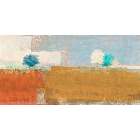 Great Plains Black Modern Wood Framed Art Print by Alex, Blanco