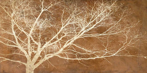Dream Tree White Modern Wood Framed Art Print with Double Matting by Aprile, Alessio
