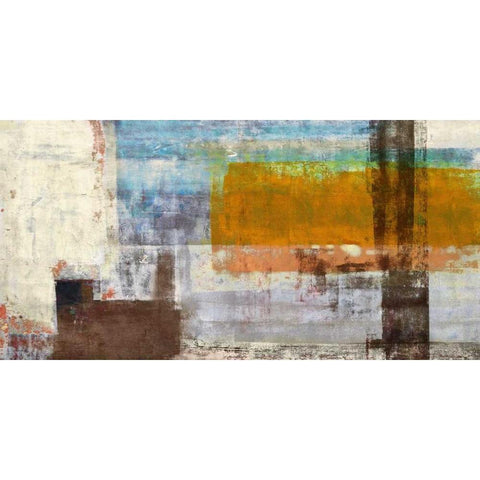 Serendipity Black Modern Wood Framed Art Print by Aprile, Alessio