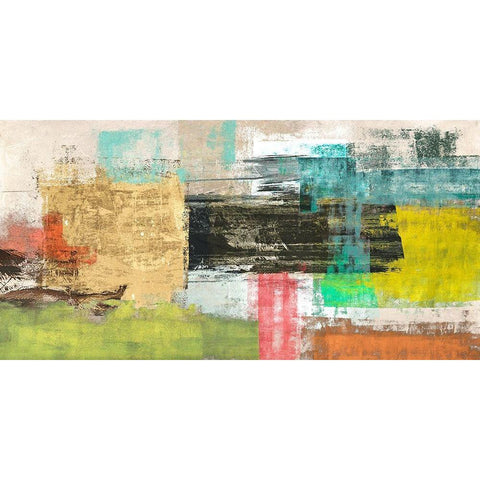 Actuality Black Modern Wood Framed Art Print by Alessio, Aprile