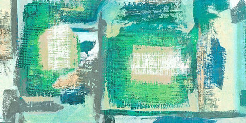 Crystalline White Modern Wood Framed Art Print with Double Matting by Alessio, Aprile