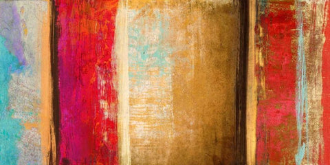 Juillet White Modern Wood Framed Art Print with Double Matting by Baron, Alphonse