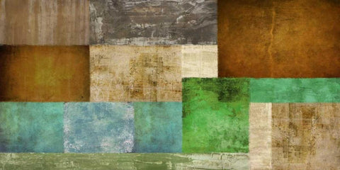 The Bush White Modern Wood Framed Art Print with Double Matting by Baron, Alphonse