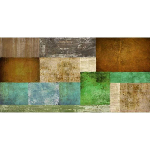 The Bush Black Modern Wood Framed Art Print with Double Matting by Baron, Alphonse