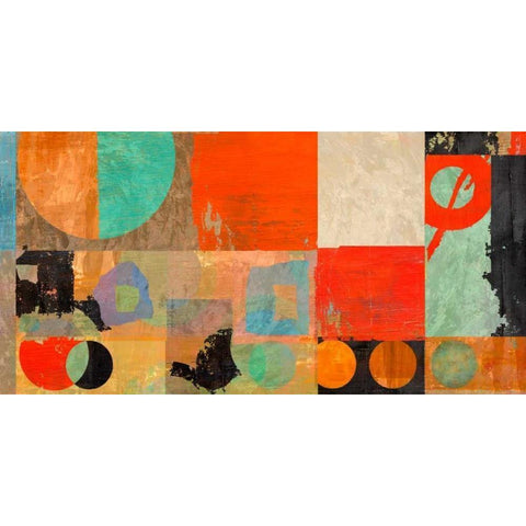 Morning Moves Black Modern Wood Framed Art Print with Double Matting by Baron, Alphonse