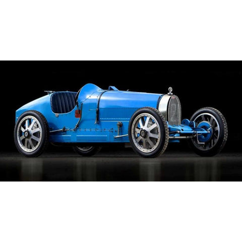 Bugatti 35 White Modern Wood Framed Art Print by Gasoline Images
