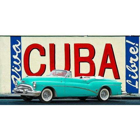 Cuba Libre, Havana Black Modern Wood Framed Art Print by Gasoline Images