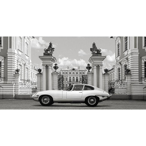Princess at the Palace Black Modern Wood Framed Art Print with Double Matting by Gasoline Images