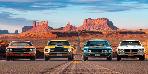 American Bullets Black Ornate Wood Framed Art Print with Double Matting by Gasoline Images