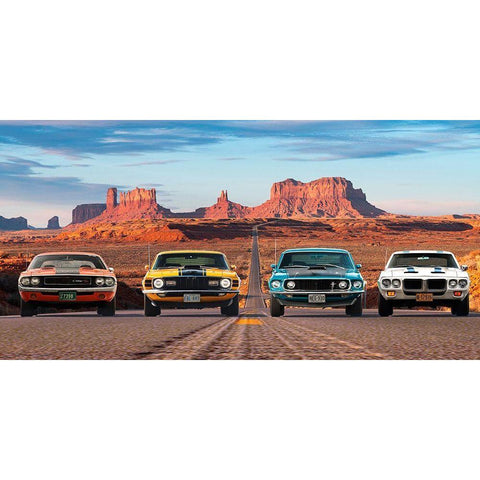 American Bullets White Modern Wood Framed Art Print by Gasoline Images