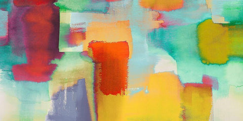 Colors of nature White Modern Wood Framed Art Print with Double Matting by Asia, Rivieri