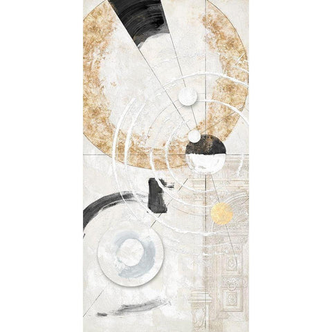 Portale infinito Black Modern Wood Framed Art Print with Double Matting by Arturo, Armenti