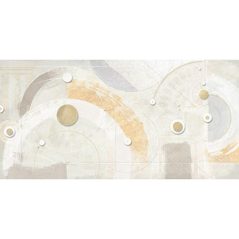 Corpi gravitazionali Black Modern Wood Framed Art Print by Armenti, Arturo