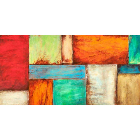 Colors of the Desert Gold Ornate Wood Framed Art Print with Double Matting by Munson, Anne