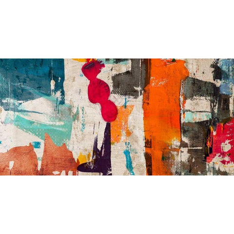 Colors Royale White Modern Wood Framed Art Print by Munson, Anne