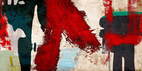 Eccentric Motion White Modern Wood Framed Art Print with Double Matting by Munson, Anne