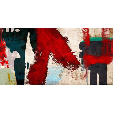 Eccentric Motion Gold Ornate Wood Framed Art Print with Double Matting by Munson, Anne