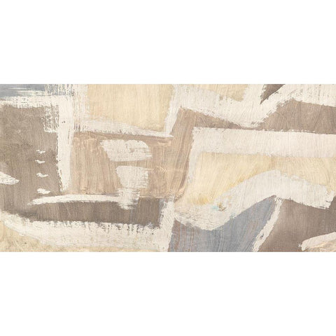 White Choreography White Modern Wood Framed Art Print by Munson, Anne